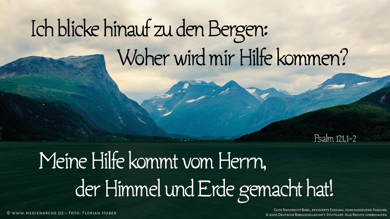 Psalm 121 1 2 Medienarche