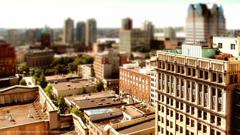 Wohnhäuser einer Großstadt – Medienarche